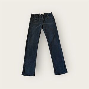Levis 511‎ Slim Fit Womens 28x30 Black Straight Leg 5Pocket Classic Denim